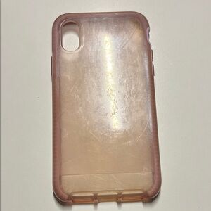 Transparent Pink Phone Case- iPhone X/Xs